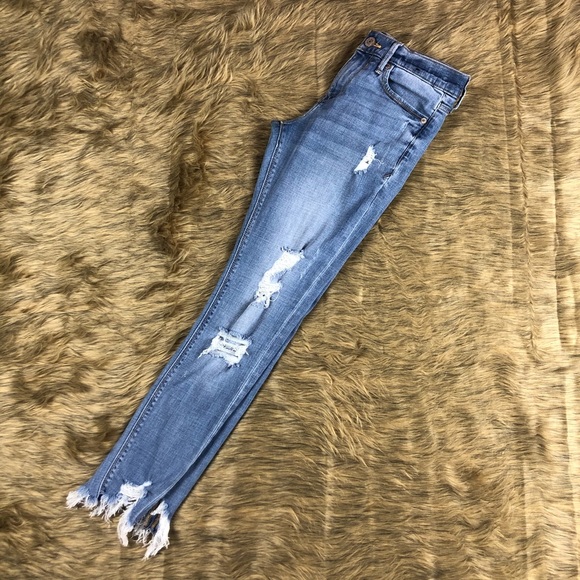 Express Mid Rise Skinny Jeans - Picture 5 of 7